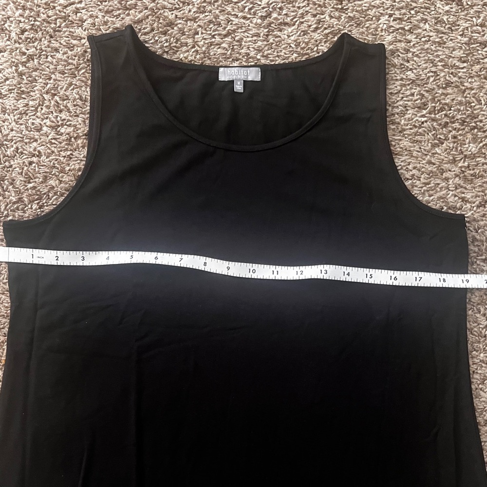 Habitat Medium Black Tank MIDI Dress - Picture 6 of 6